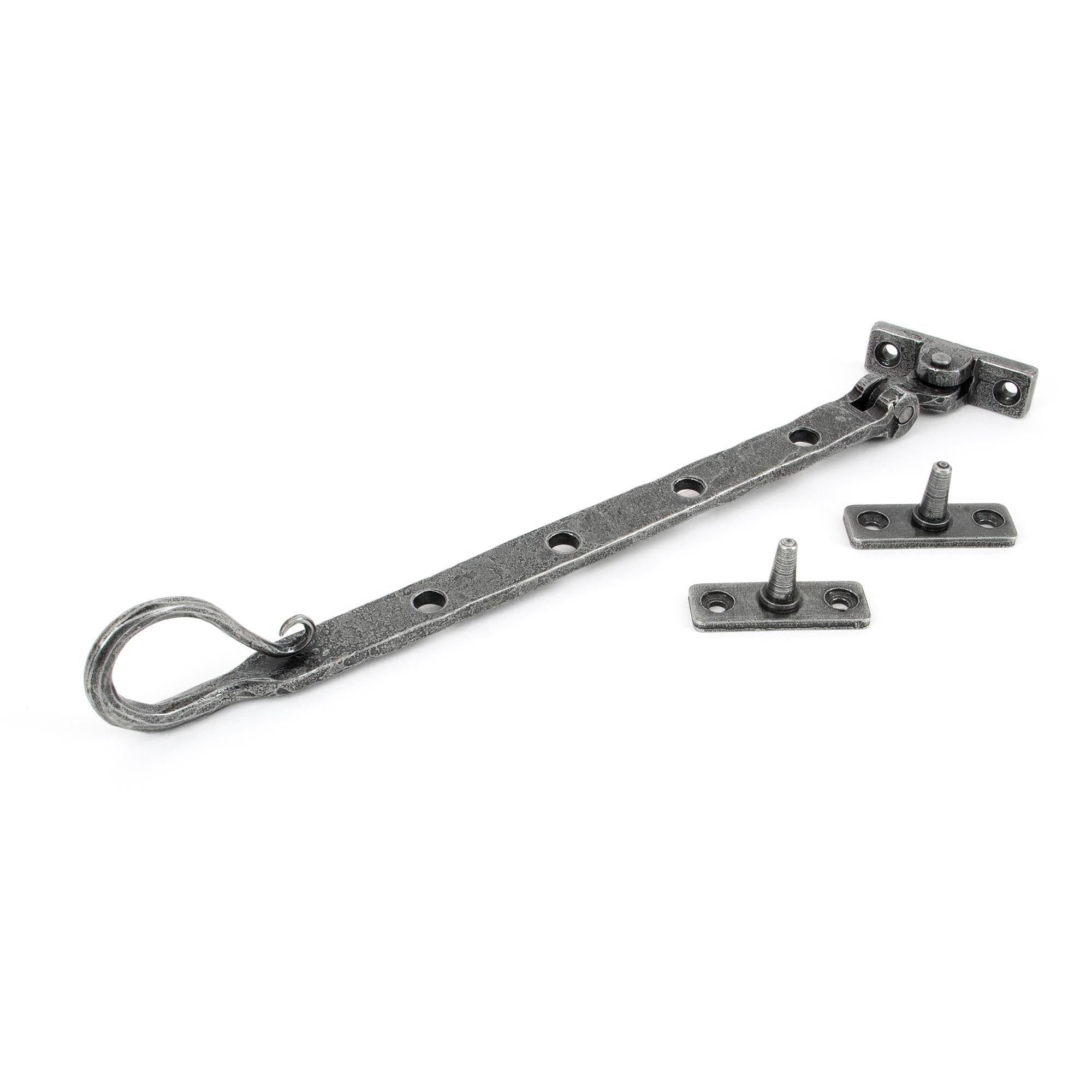 Pewter 10" Shepherd's Crook Stay | From The Anvil - Stays - From The Anvil - Yester Home
