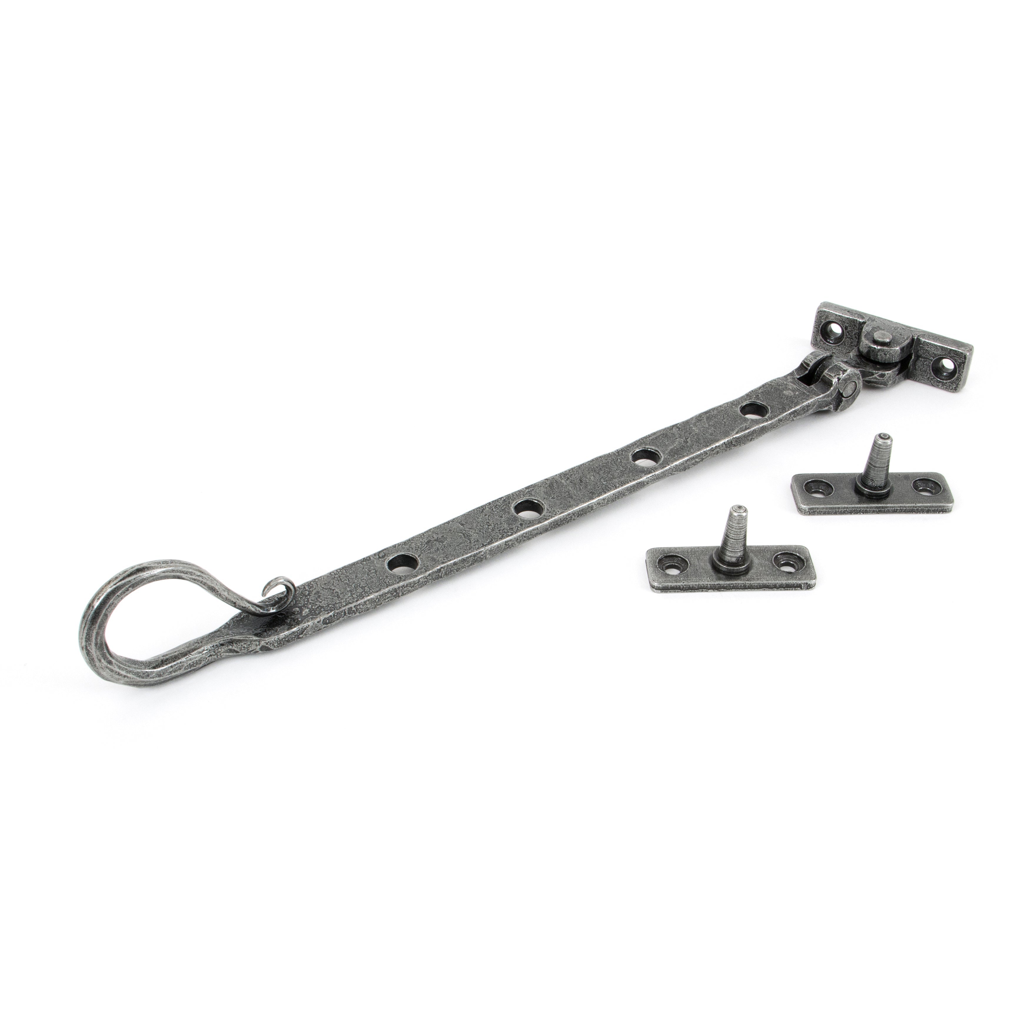Pewter 10" Shepherd's Crook Stay | From The Anvil-Stays-Yester Home