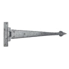 Pewter 12" Arrow Head T Hinge (pair) | From The Anvil - T Hinges - From The Anvil - Yester Home