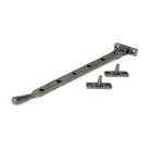 Pewter 12" Hammered Newbury Stay | From The Anvil-Stays-Yester Home