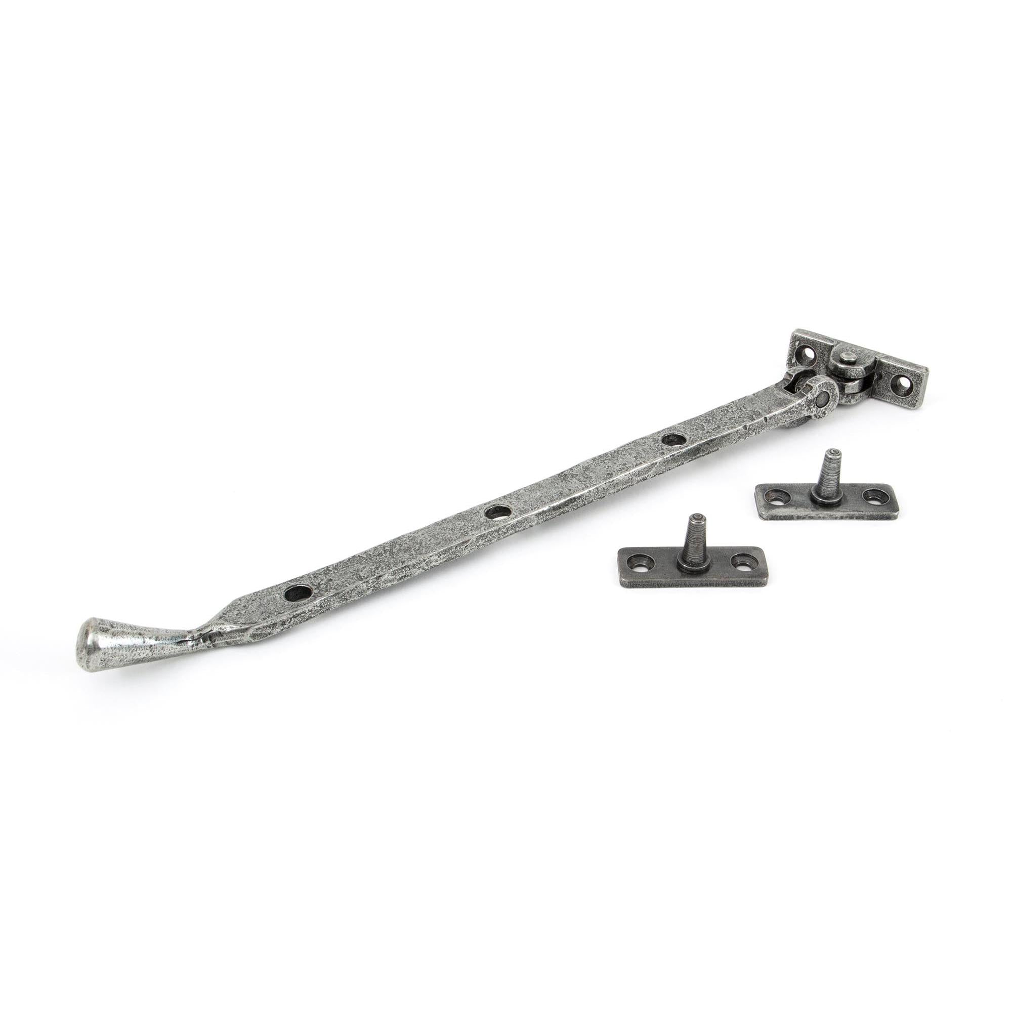 Pewter 12" Peardrop Stay | From The Anvil - Stays - From The Anvil - Yester Home