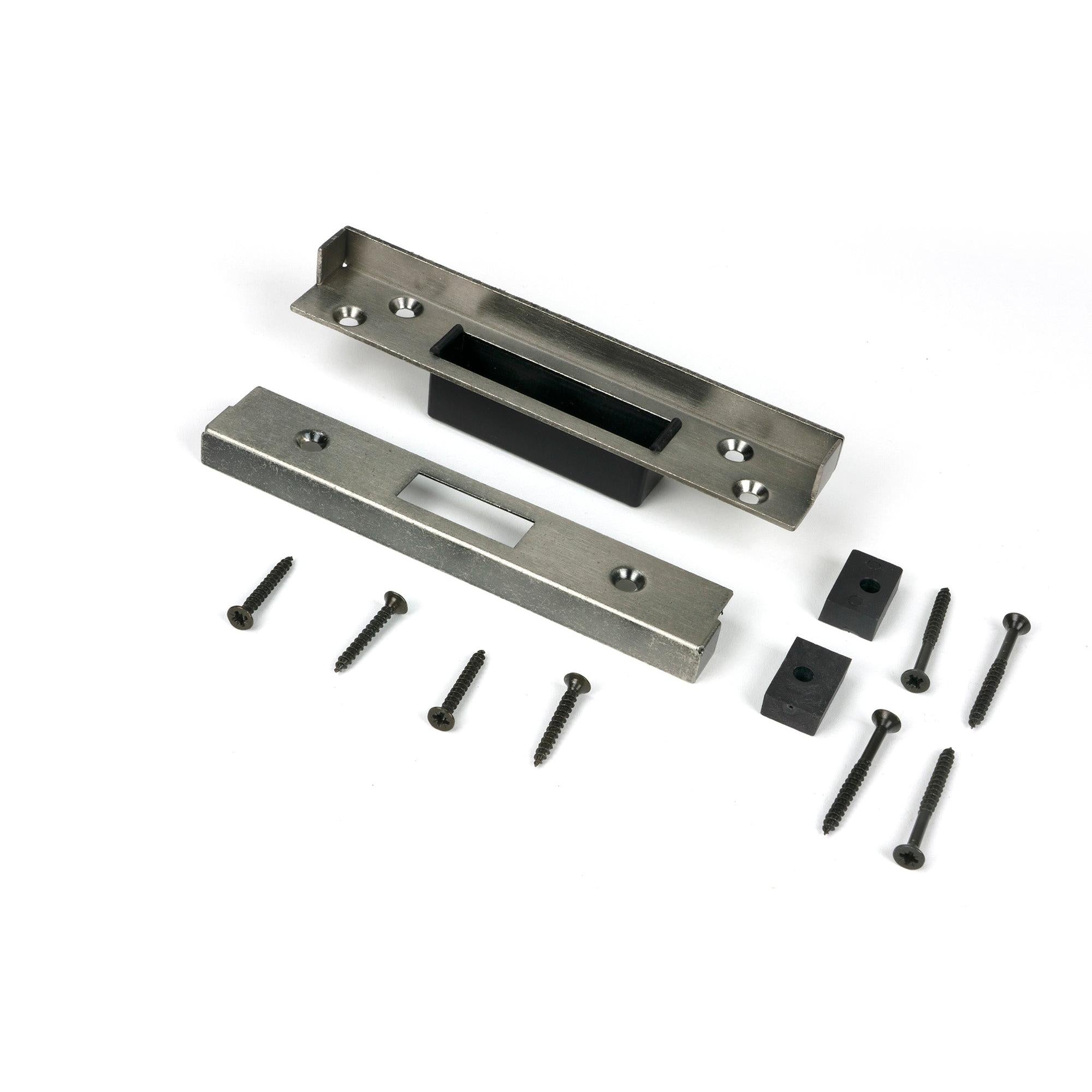 Pewter ½" Rebate Kit for Dead Lock - Deadlocks & Deadbolts - From The Anvil - Yester Home
