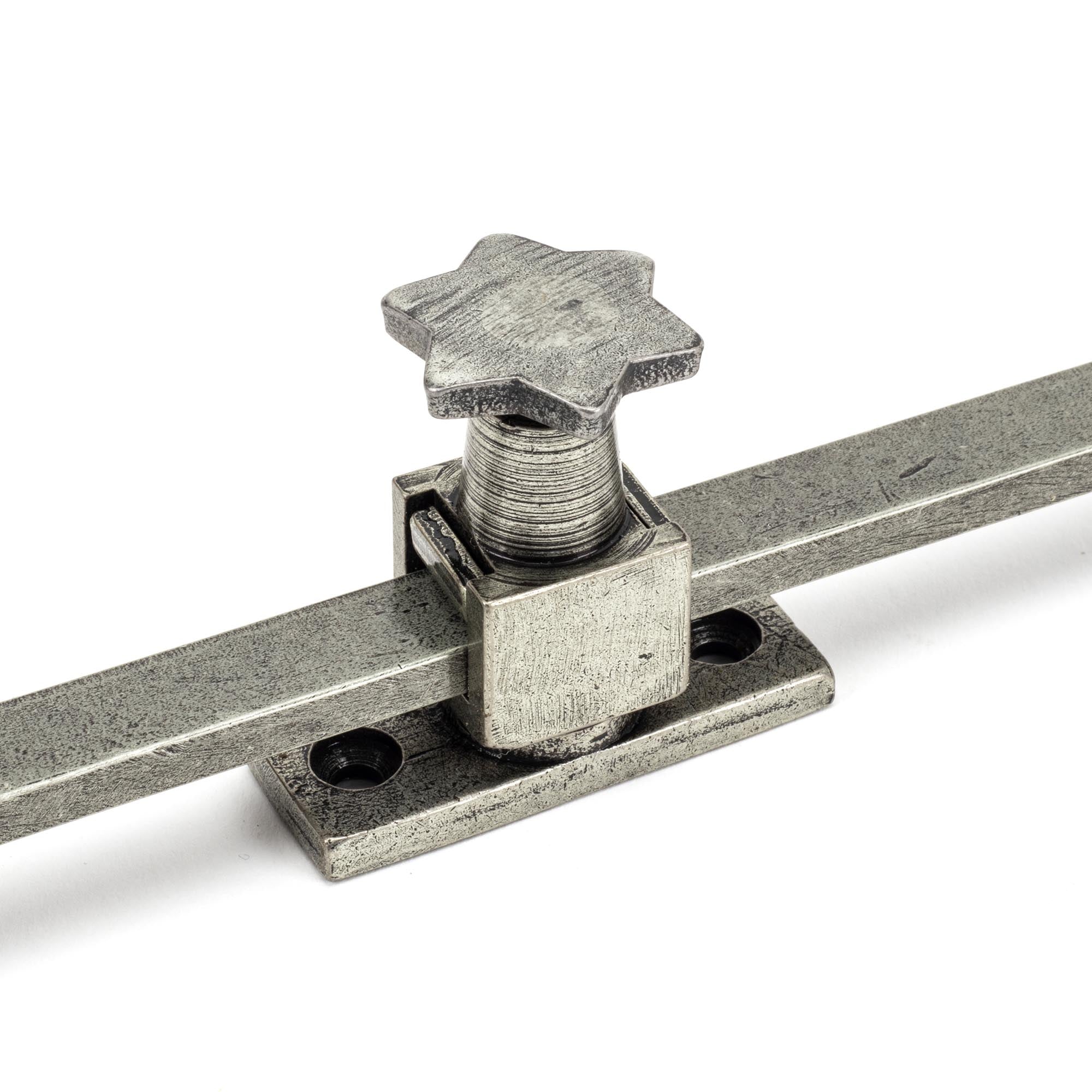 Pewter 12" Sliding Stay | From The Anvil - Stays - From The Anvil - Yester Home