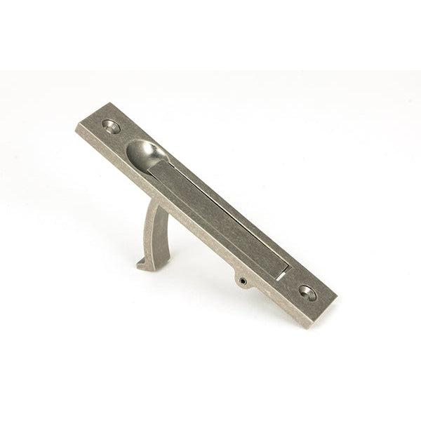 Pewter 125mm x 25mm Edge Pull | From The Anvil-Cabinet Pulls-Yester Home