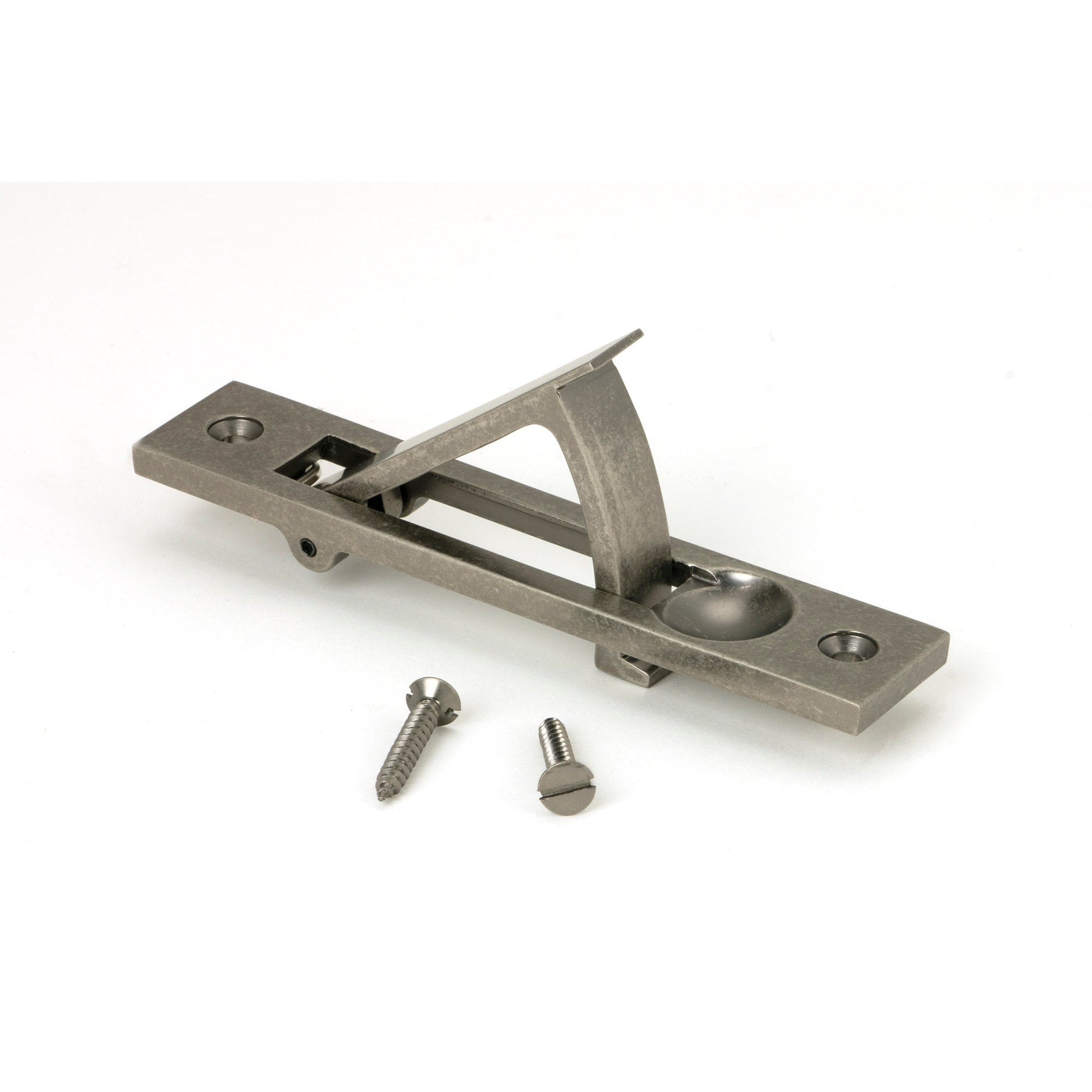 Pewter 125mm x 25mm Edge Pull | From The Anvil-Cabinet Pulls-Yester Home