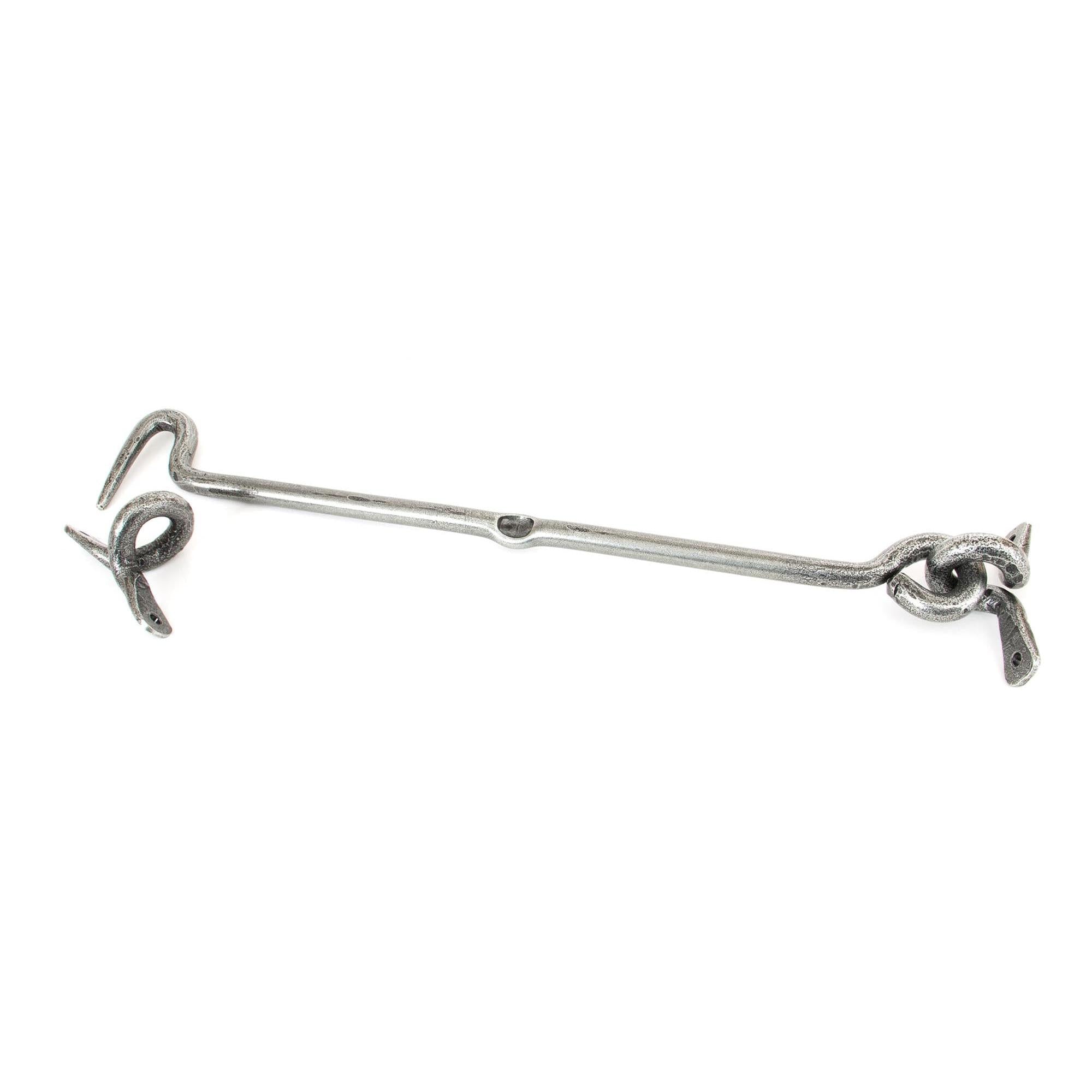 Pewter 14" Forged Cabin Hook | From The Anvil - Cabin Hooks - From The Anvil - Yester Home
