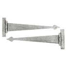 Pewter 15" Arrow Head T Hinge (pair) | From The Anvil - T Hinges - From The Anvil - Yester Home