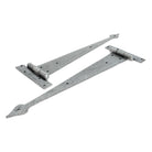 Pewter 15" Arrow Head T Hinge (pair) | From The Anvil - T Hinges - From The Anvil - Yester Home