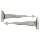 Pewter 15" Arrow Head T Hinge (pair) | From The Anvil-T Hinges-Yester Home