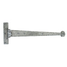 Pewter 15" Penny End T Hinge (pair) | From The Anvil-T Hinges-Yester Home