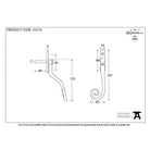 Pewter 16mm Monkeytail Espag - LH | From The Anvil-Espag. Fasteners-Yester Home