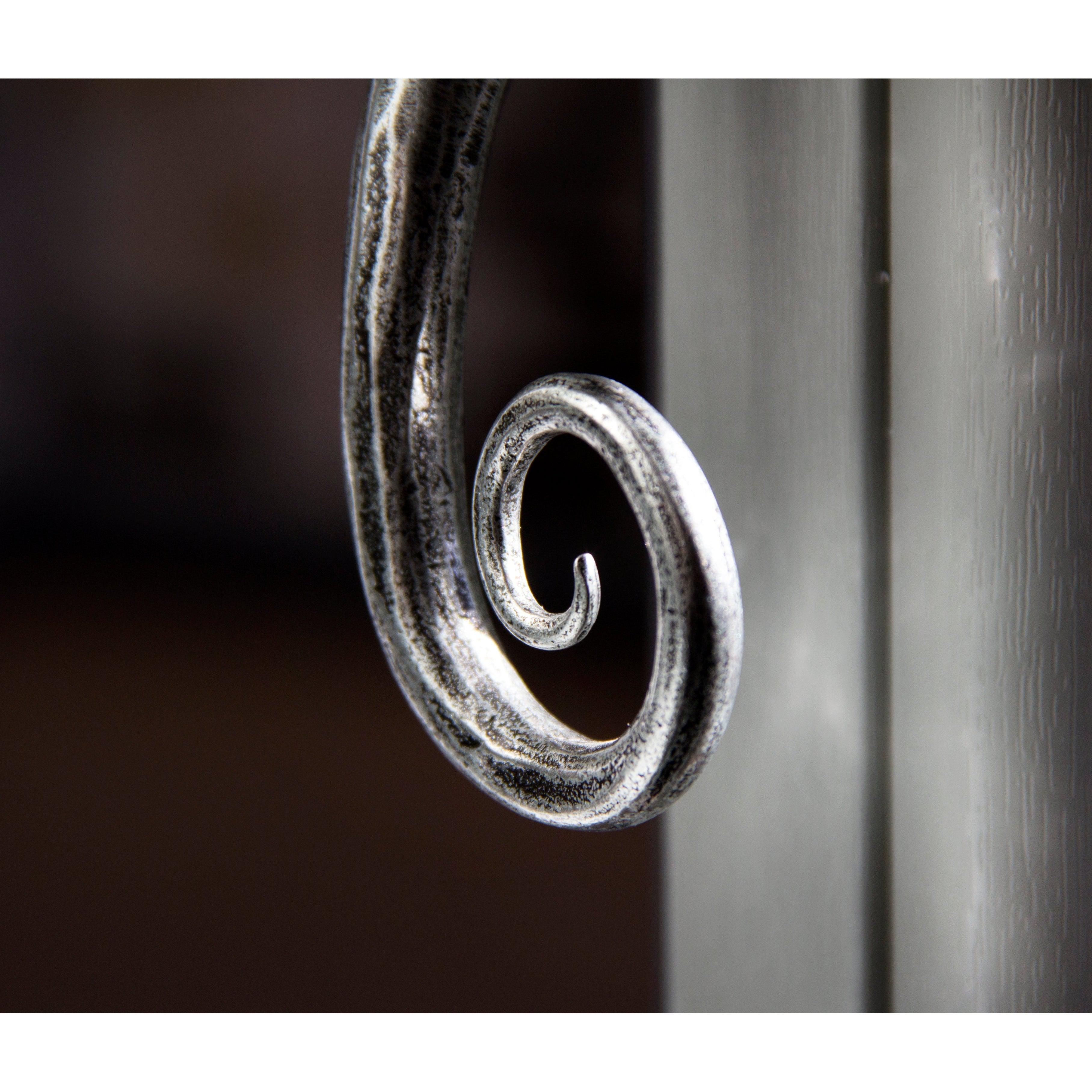 Pewter 16mm Monkeytail Espag - RH | From The Anvil-Espag. Fasteners-Yester Home