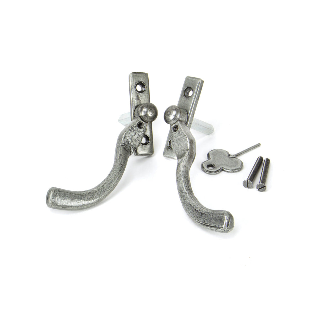 Pewter 16mm Peardrop Espag - LH | From The Anvil-Espag. Fasteners-Yester Home