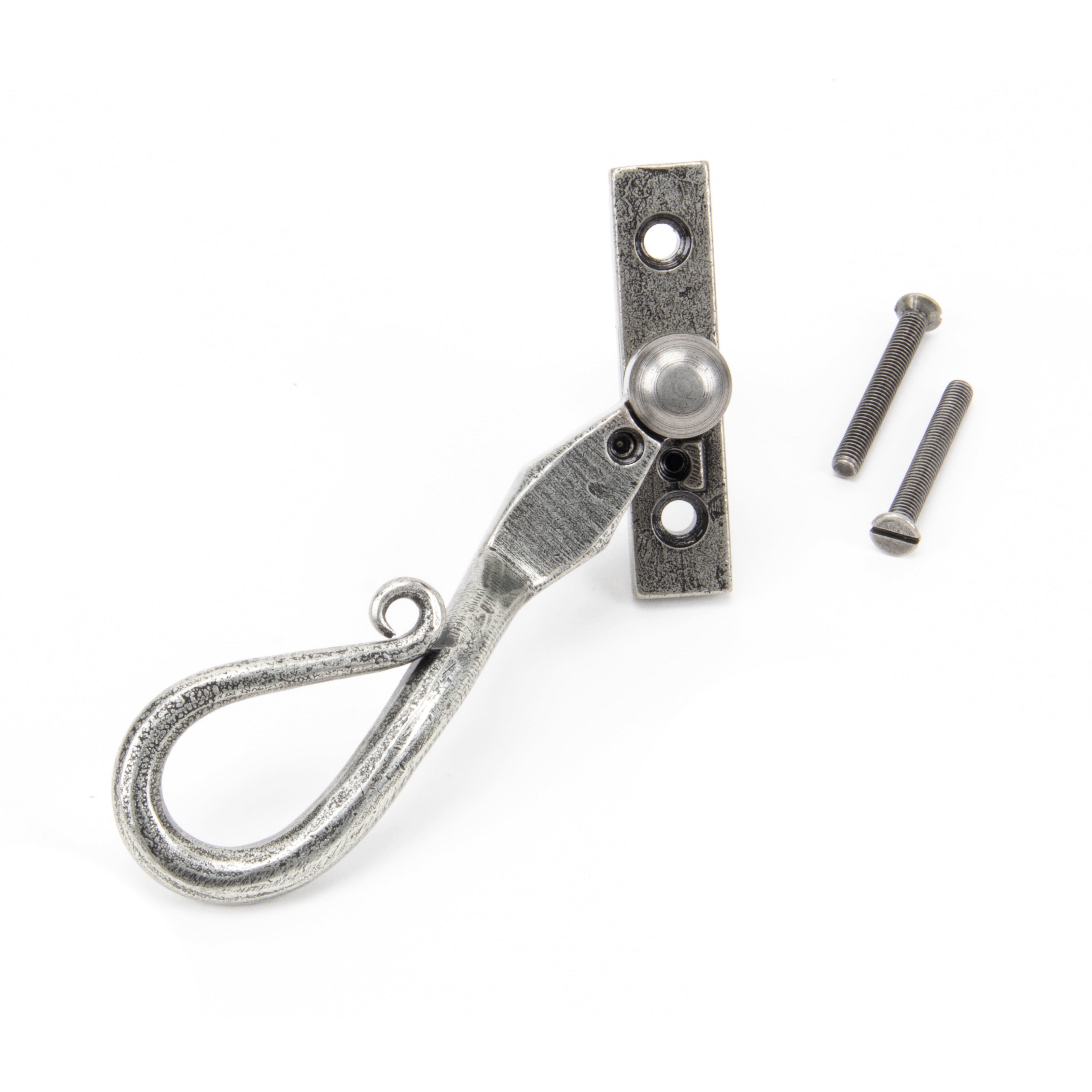 Pewter 16mm Shepherd's Crook Espag - LH | From The Anvil-Espag. Fasteners-Yester Home
