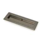 Pewter 175mm Art Deco Rectangular Pull | From The Anvil - Cabinet Pulls - From The Anvil - Yester Home