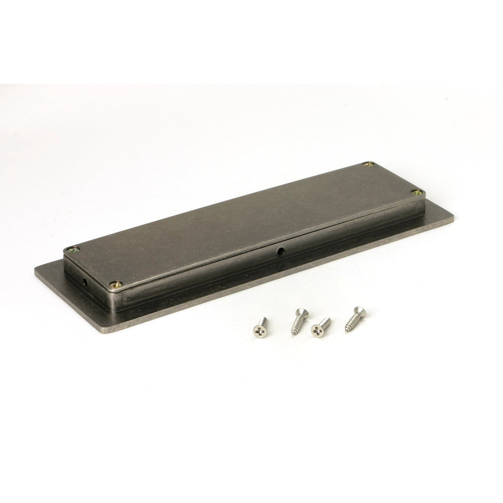 Pewter 175mm Plain Rectangular Pull | From The Anvil-Cabinet Pulls-Yester Home
