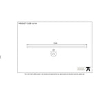Pewter 1.5m Curtain Pole | From The Anvil-Poles-Yester Home