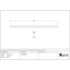 Pewter 1m Curtain Pole | From The Anvil - Poles - From The Anvil - Yester Home