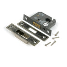 Pewter 2½" Euro Profile Dead Lock - Deadlocks & Deadbolts - From The Anvil - Yester Home