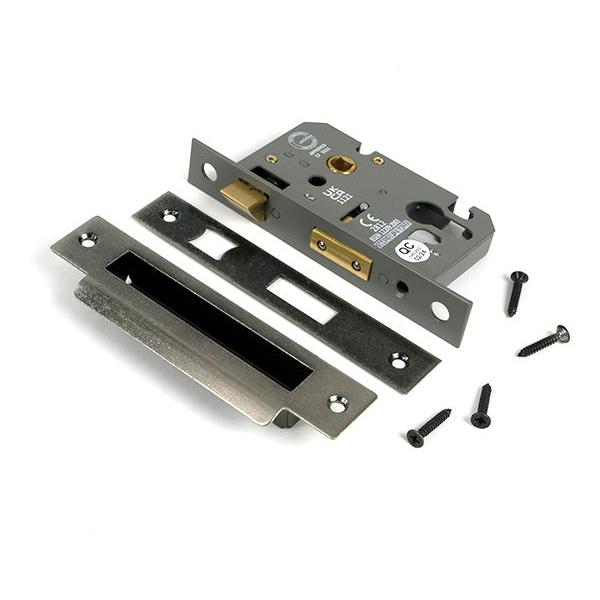 Pewter 2½" Euro Profile Sash Lock - Euro Locks - From The Anvil - Yester Home