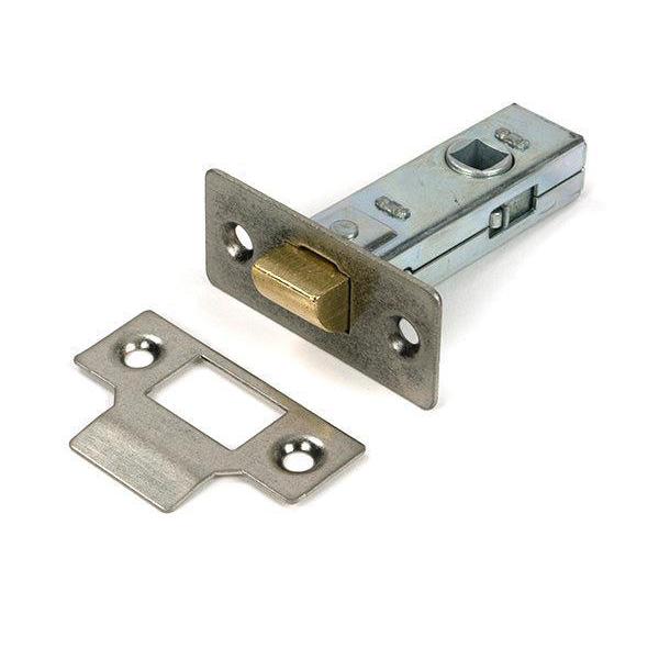 Pewter 2½" Tubular Mortice Latch - Latches - From The Anvil - Yester Home