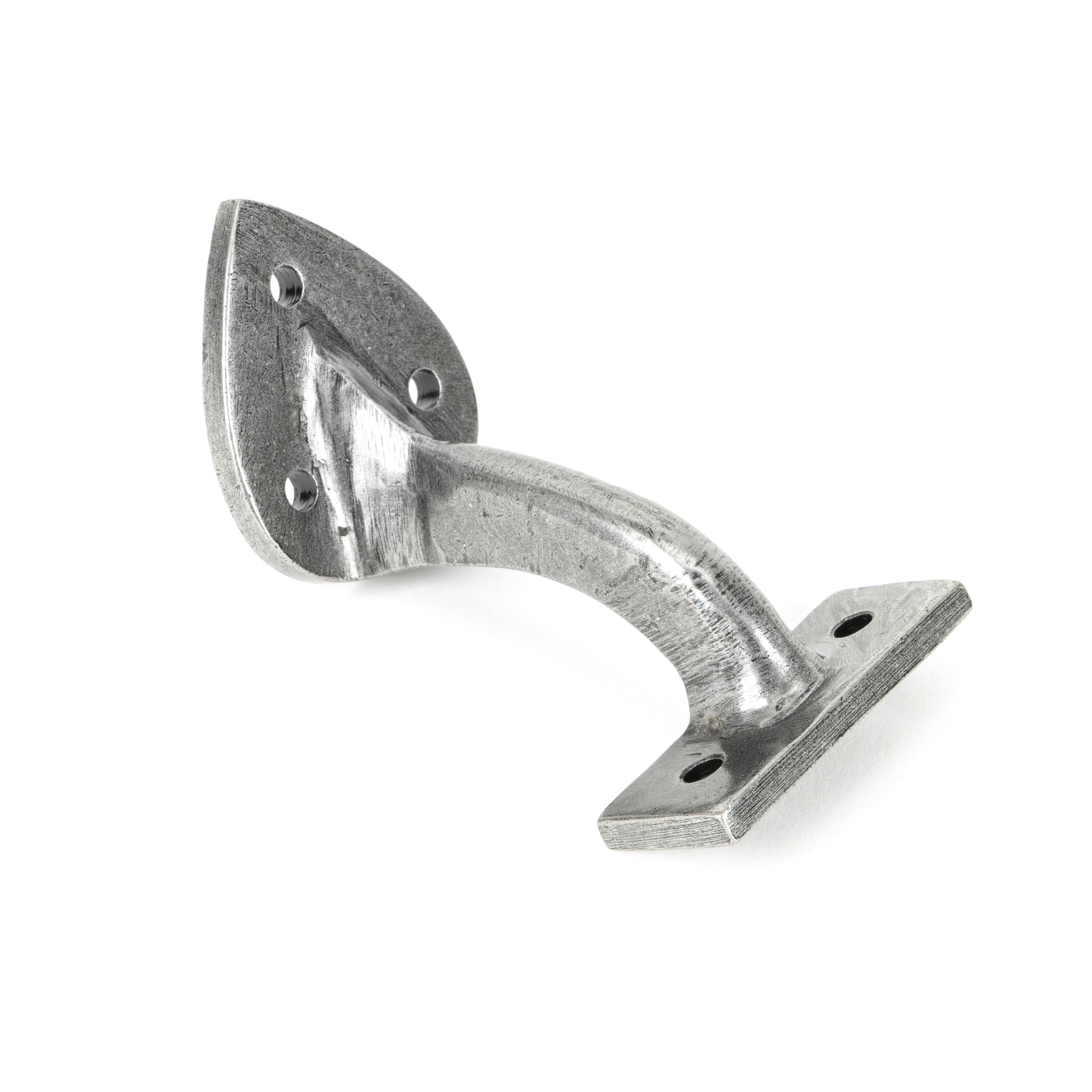 Pewter 2" Handrail Bracket | From The Anvil-Handrail Brackets-Yester Home