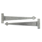 Pewter 22" Arrow Head T Hinge (pair) | From The Anvil-T Hinges-Yester Home