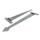 Pewter 22" Arrow Head T Hinge (pair) | From The Anvil-T Hinges-Yester Home