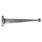 Pewter 22" Penny End T Hinge (pair) | From The Anvil-T Hinges-Yester Home