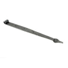 Pewter 24" Band & Spike Hinge (Pair) | From The Anvil-Hook & Band Hinges-Yester Home