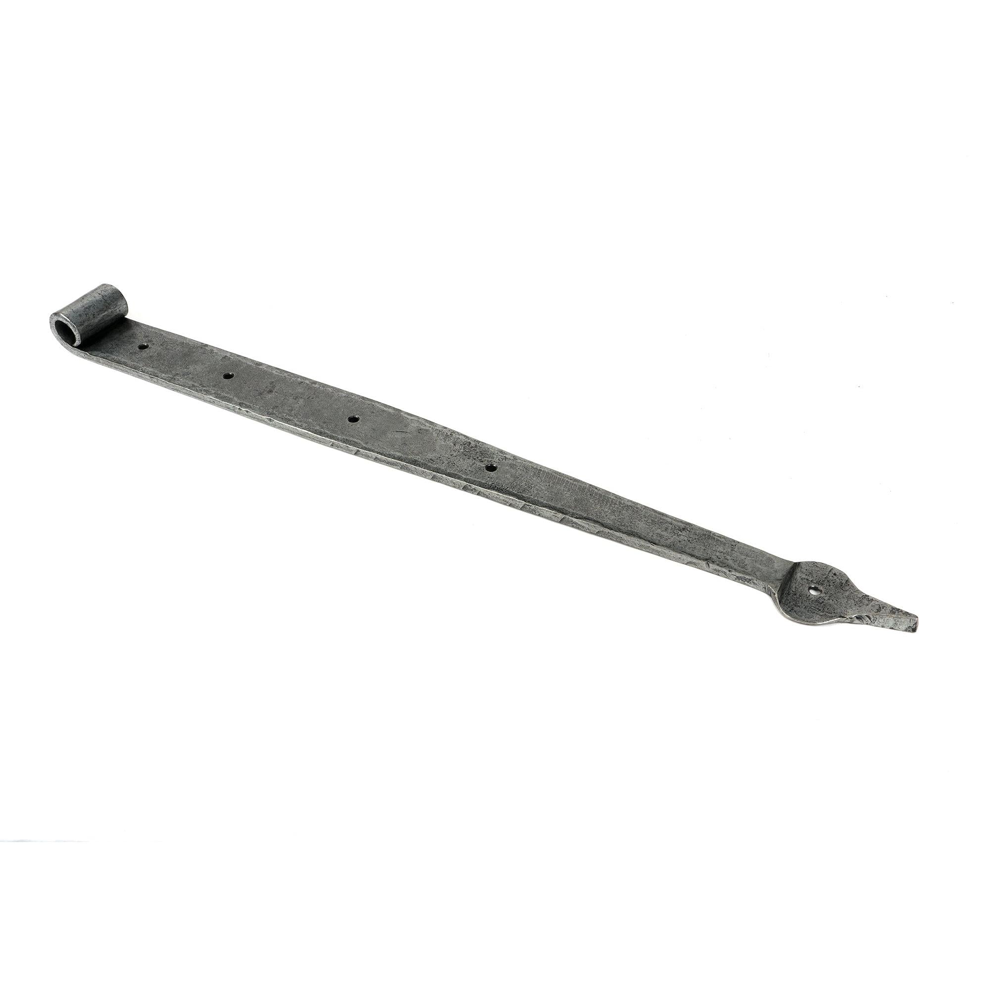 Pewter 24" Band & Spike Hinge (Pair) | From The Anvil - Hook & Band Hinges - From The Anvil - Yester Home
