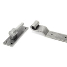 Pewter 24" Hook & Band Hinge - Cranked (pair) | From The Anvil - Hook & Band Hinges - From The Anvil - Yester Home