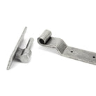 Pewter 24" Hook & Band Hinge - Cranked (pair) | From The Anvil - Hook & Band Hinges - From The Anvil - Yester Home