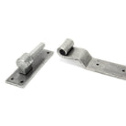 Pewter 24" Hook & Band Hinge - Cranked (pair) | From The Anvil-Hook & Band Hinges-Yester Home