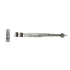 Pewter 24" Hook & Band Hinge - Cranked (pair) | From The Anvil-Hook & Band Hinges-Yester Home