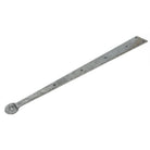 Pewter 24" Penny End Hinge Front (pair) | From The Anvil - Hinge Fronts - From The Anvil - Yester Home