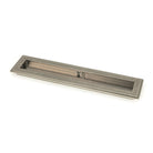Pewter 250mm Art Deco Rectangular Pull | From The Anvil - Cabinet Pulls - From The Anvil - Yester Home