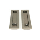 Pewter 250mm Plain Rectangular Pull - Privacy Set | From The Anvil-Cabinet Pulls-Yester Home