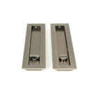 Pewter 250mm Plain Rectangular Pull - Privacy Set | From The Anvil - Cabinet Pulls - From The Anvil - Yester Home