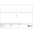 Pewter 2m Curtain Pole | From The Anvil - Poles - From The Anvil - Yester Home