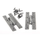 Pewter 3¼" H Hinge (pair) | From The Anvil - H & HL Hinges - From The Anvil - Yester Home