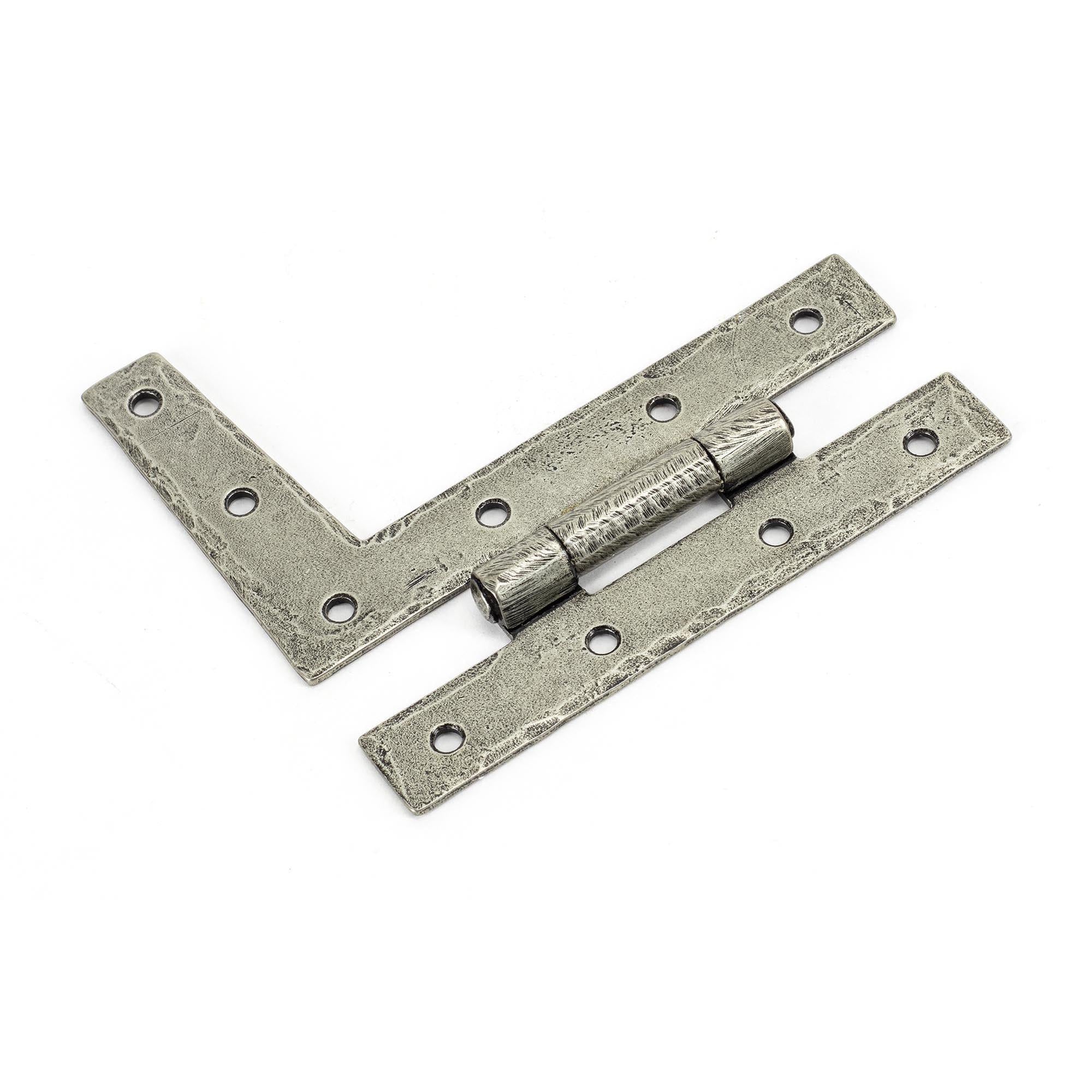 Pewter 3¼" HL Hinge (pair) | From The Anvil - H & HL Hinges - From The Anvil - Yester Home