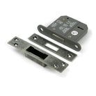 Pewter 3" 5 Lever BS Dead Lock - Deadlocks & Deadbolts - From The Anvil - Yester Home