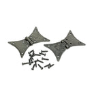 Pewter 3" Butterfly Hinge (pair) | From The Anvil - Butterfly Hinges - From The Anvil - Yester Home