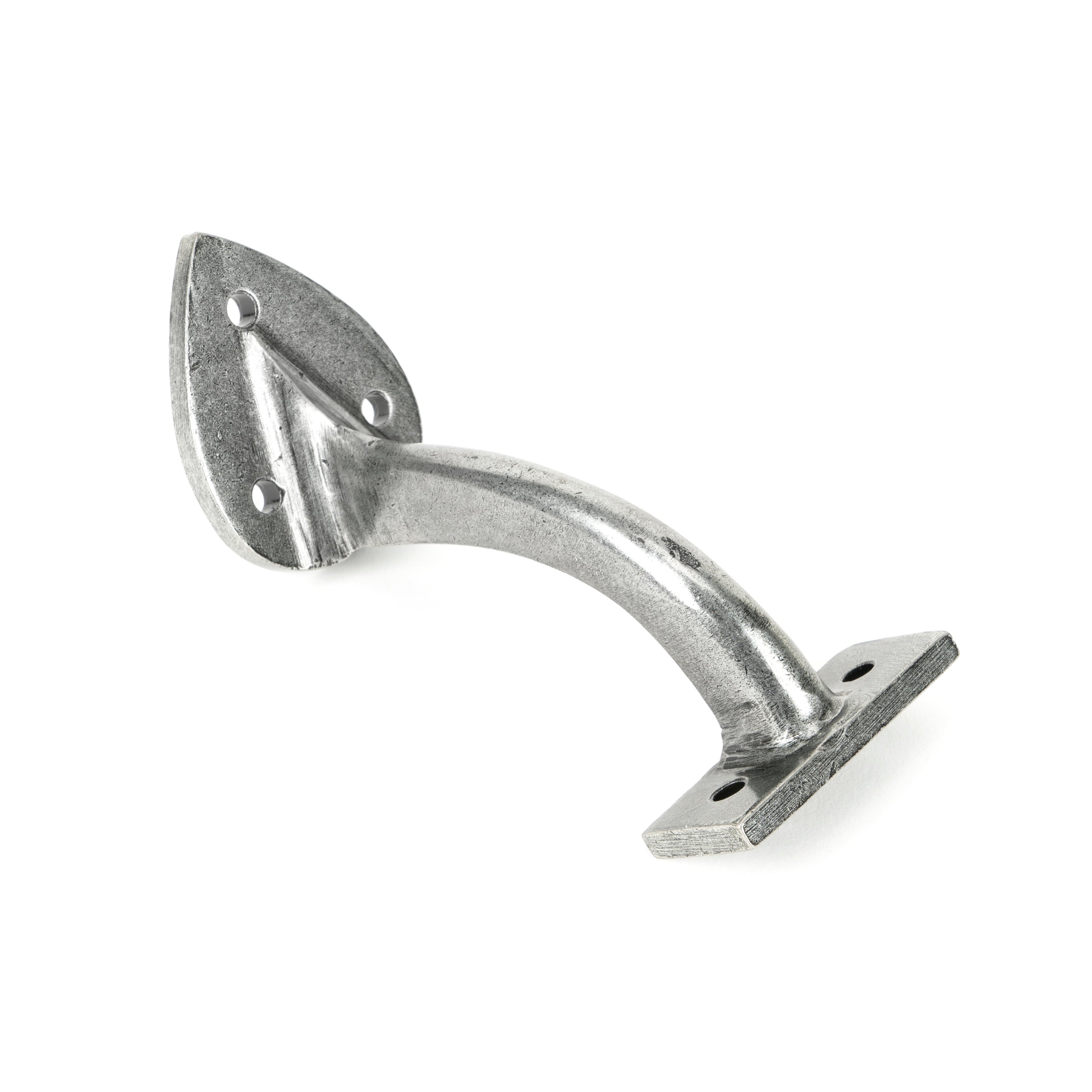 Pewter 3" Handrail Bracket | From The Anvil-Handrail Brackets-Yester Home