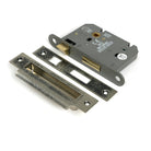 Pewter 3" Heavy Duty Bathroom Mortice Lock - Bathroom Locks - From The Anvil - Yester Home