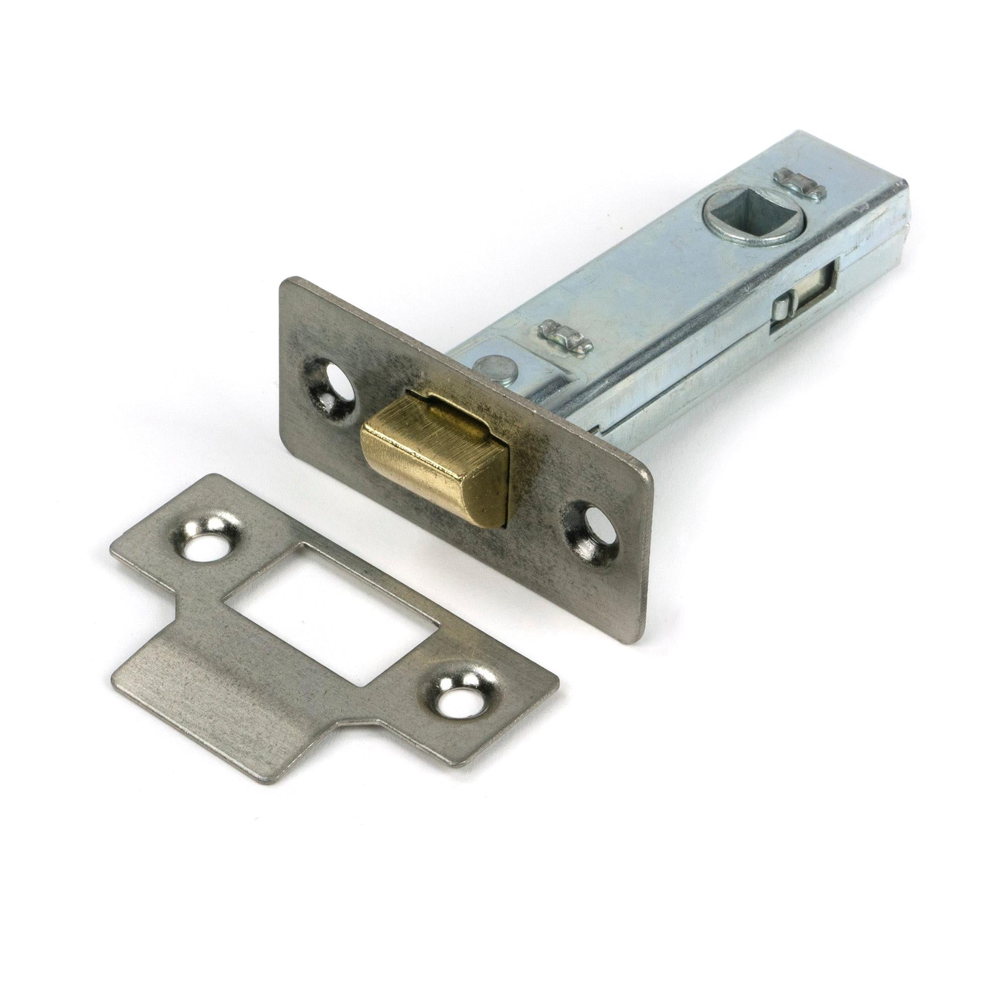 Pewter 3" Tubular Mortice Latch - Latches - From The Anvil - Yester Home
