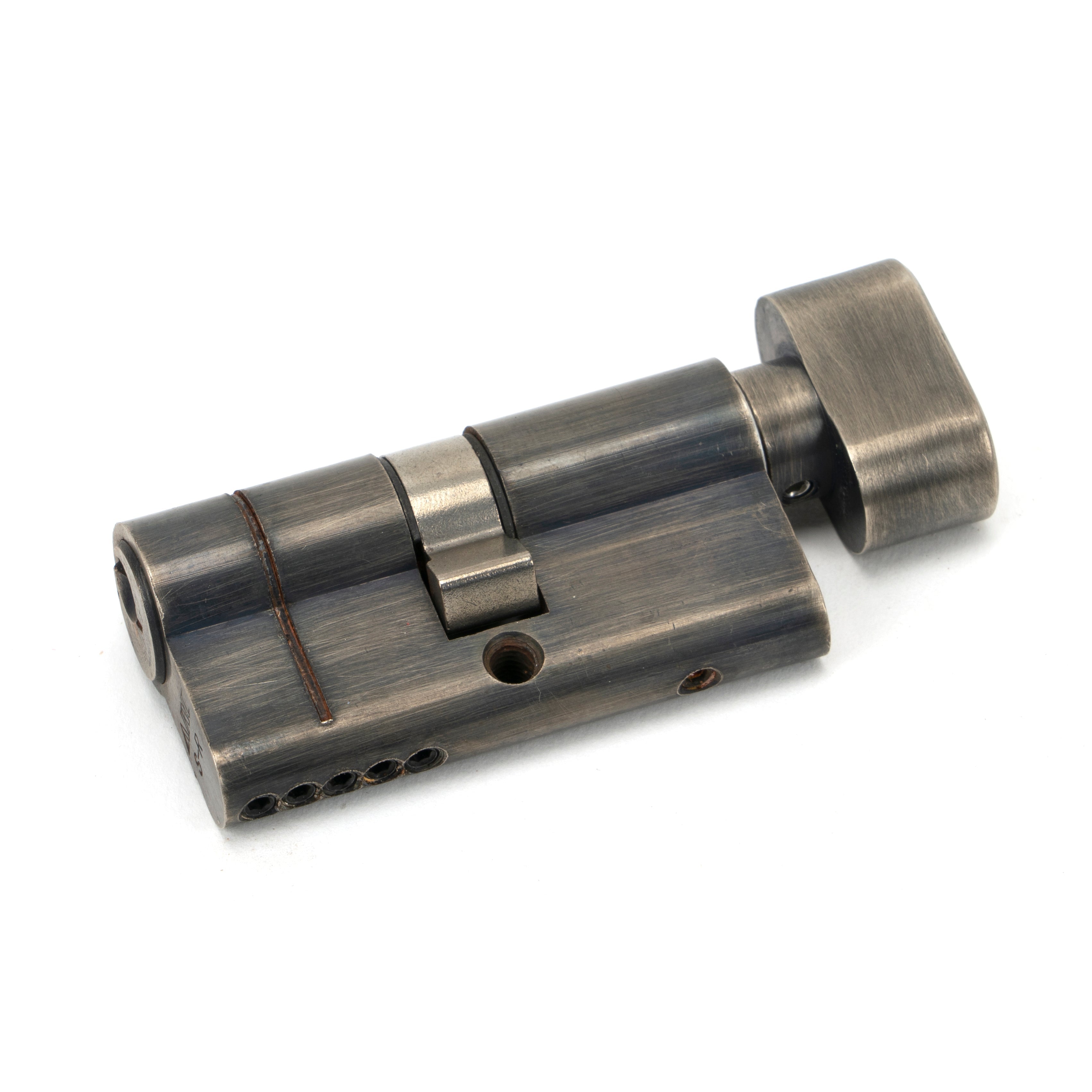 Pewter 30/30 5pin Euro Cylinder/Thumbturn | From The Anvil-Euro Cylinders-Yester Home