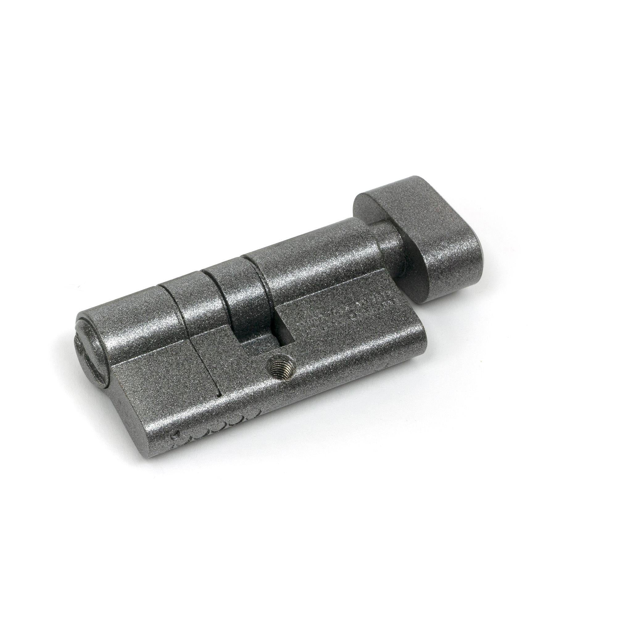 Pewter 30/30 5pin Euro Cylinder/Thumbturn KA | From The Anvil - Euro Cylinders - From The Anvil - Yester Home