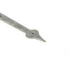 Pewter 35" Hook & Band Hinge - Cranked (pair) | From The Anvil - Hook & Band Hinges - From The Anvil - Yester Home